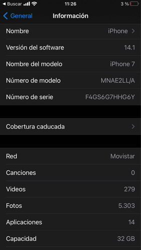 iPhone 7 32 Gb (Usado)