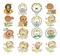 Comprar 53 Matrices P\u002F Maquinas De Bordar Animales \u002F Leon \u002Fleones  
