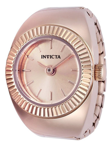 Reloj pulsera Invicta 48948 con correa de acero inoxidable color oro rosa
