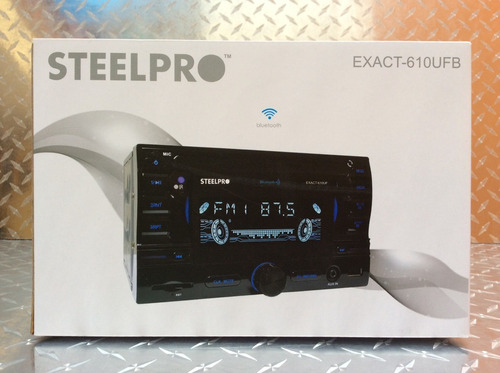 Estereo Steelpro Exact-610ufb 2din Bluetooth Usb Fm Aux B1
