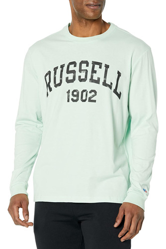 Russell Athletic Polera De Manga Larga Con Logotipo Para H