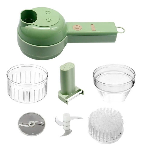 Triturador Alimentos Elétrico Portátil 4 Em 1 Usb