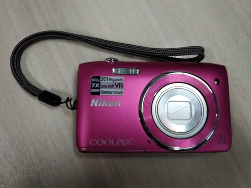 Câmera Nikon Coolpix Rosa S3500