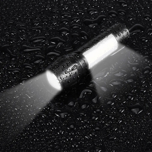 Imagen 5 de 8 de Lampara Tactica Recargable Led 2000l Linterna Lateral