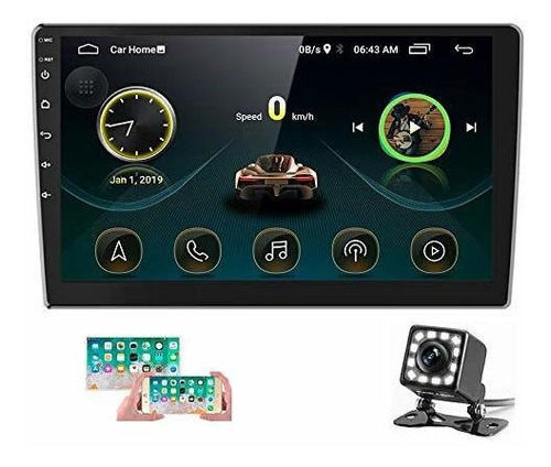 Hikity 10.1 Inch Android Car Stereo Double Din Radio