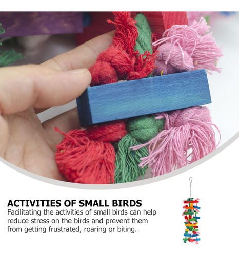 Juguete De Madera Para Masticar Loros Para Mascotas, 1 Pieza