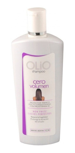 Shampoo Olio Anti Frizz Cero Volumen Lacio Perfecto X 420 Ml