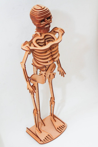 Maqueta Esqueleto 3d Beto El Esqueleto 40cm-imaginarte Láser