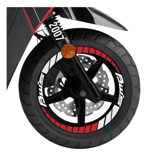 Stickers Reflejantes Para Rin De Moto Yamaha Bws Nid 2007