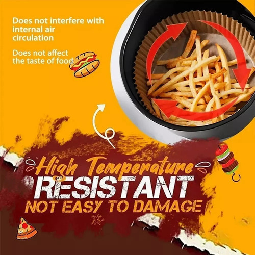 Hoja De Pollo Frito Forro De Papel Antiadherente Para 100 Un