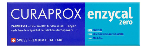 Creme Dental Enzycal Zero Curaprox Caixa 75ml