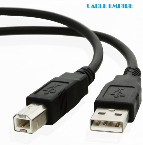 Cable Usb Para Impresora 1.50m 6 Pies Usb 2.0 Tipo A Macho B