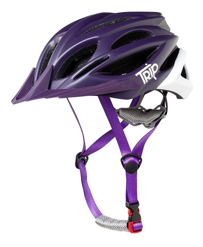 Casco Bicicleta Mtb Trip Purple Talla M // Kayu