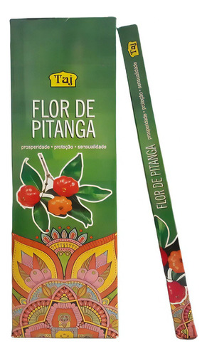 Incenso Indiano Taj Flor De Pitanga 25 Cxs - 8 Varetas Cada