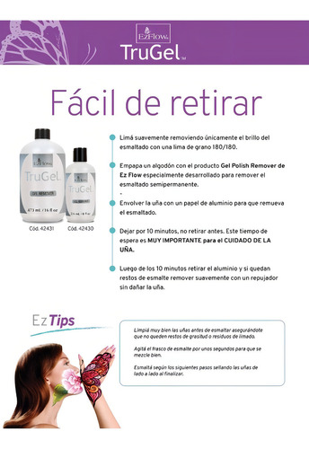 Esmalte Semipermanente Trugel Ezflow Neon Uñas Manicura Color Trugel Kryptonite