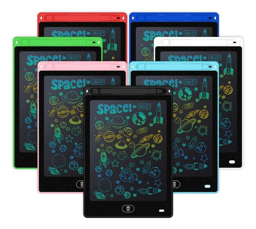 Pizarra Magica De 8.5 In Lcd Multicolor Con Lapiz Para Niño Niña Marca Miaband Color Gris