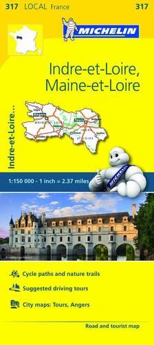 Mapa Local Indre Et Loire Maine Et Loire Francia 317 2016...