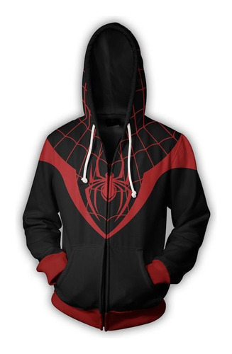 Playera De Algodón Para Cosplay De Spiderman Miles Morales