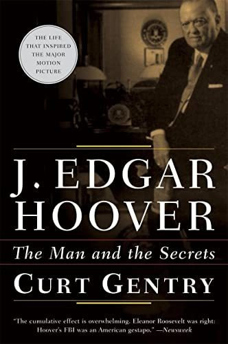 Book : J. Edgar Hoover The Man And The Secrets - Gentry,...