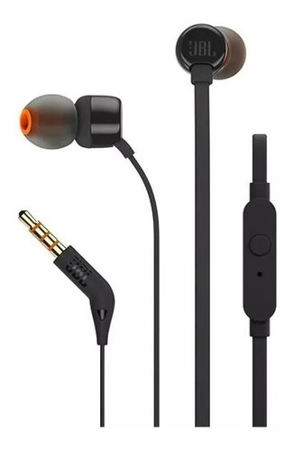 Fone Jbl T110 Original De Ouvido In Ear Nf + Garantia 1 Ano 