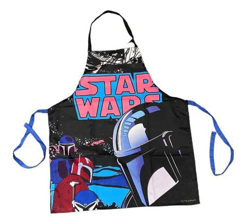 Delantal Cocina Star Wars Mandalorian Asados Cocina 80x70cm