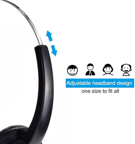 Imagen 8 de 9 de Agptek Teléfono Call Center Teclad Pantalla Headset Cintillo