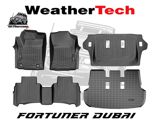 Alfombras Weathertech Tipo Bandeja Para Fortuner Dubai 2023