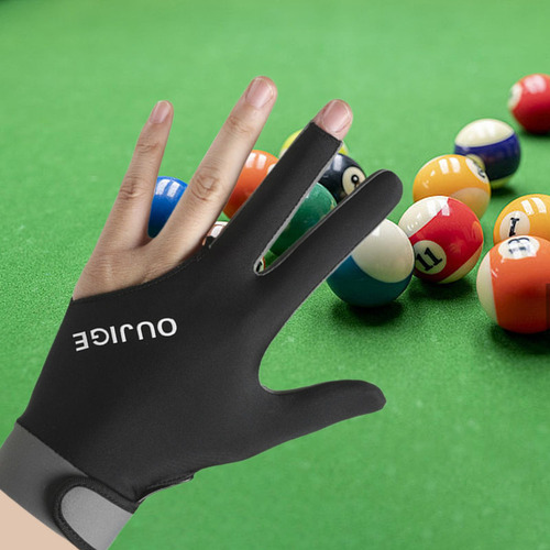 4 Guante De Billar De 3 Dedos, Guantes De Juego Empalme