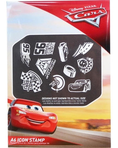 Disney Scrapbook Sellos Niños Cars Estampar Etiquetas Tarjet