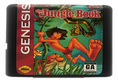 Mega Drive Jogo - Genesis - The Jungle Book Paralelo