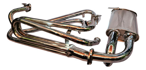 Escape Deportivo A1 Para Vocho Headers Cromado
