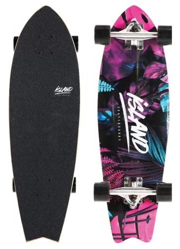 Island Skate 28  Cruiser Skateboard - Short Board Mini Cruis