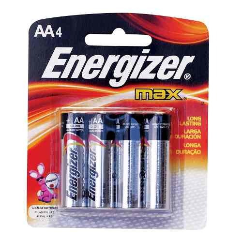 Pila Alcalina Marca Energizer Aa Con 4 Piezas E91bp-4 Surtek