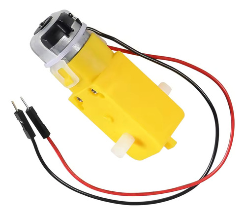 Motor Dc 3v 6v Caixa De Redução Eixo Duplo Robótica Arduino
