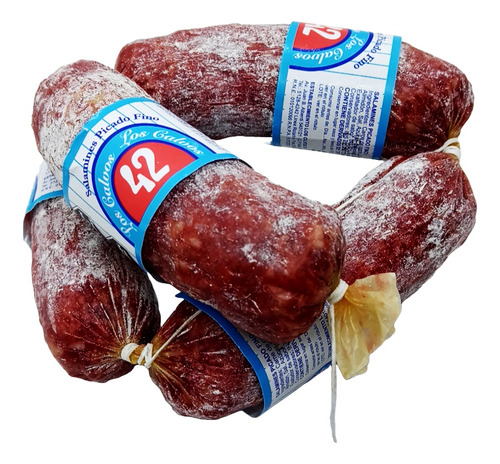 Fiambre Salame Salamin Picado Fino Los Calvos 42 Tira X 4u.