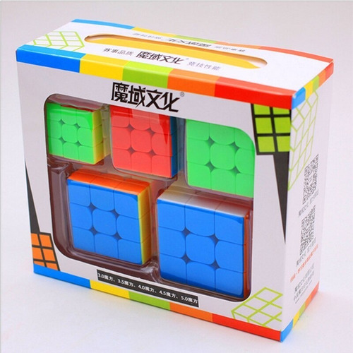 Cubo Rubik Pack Gif Box Stickerless Moyu Mofangjiaoshi Mf