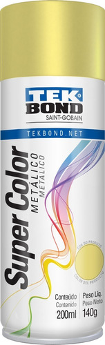 Aerosol Pintura Dorado Metalizado Secado Rapido 200ml (caba)