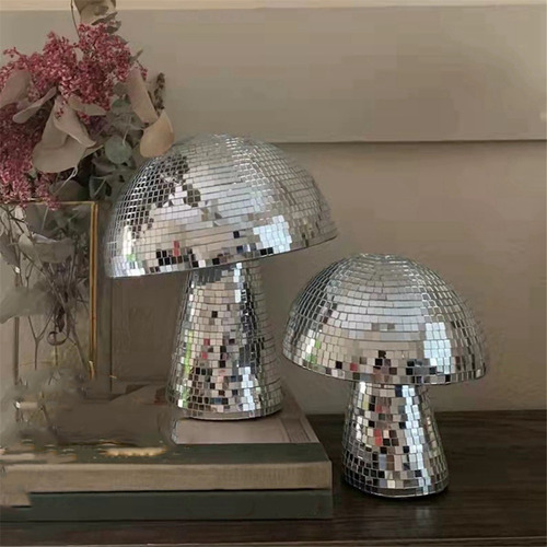 Decoração De Quarto Com Bola De Espelho De Discoteca Em Form