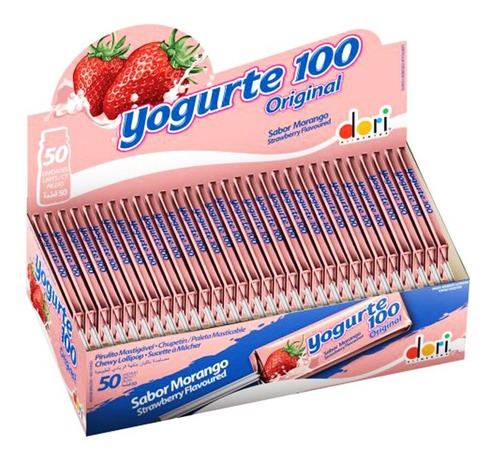 Chupetin De Yogurt Original Masticable Caja De 560g 50u