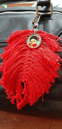 Imagen 5 de 5 de Llavero Y/o Protector Identificador De Bolso Frida Kahlo