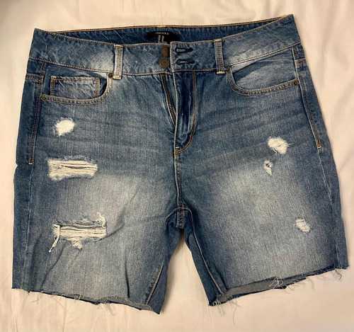 Forever 21 Short De Jean T30 Era Bermuda Y Lo Corte