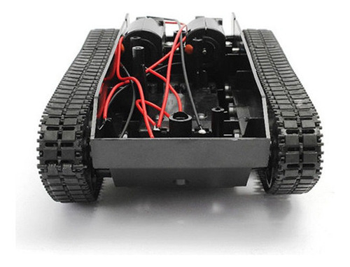 Smart Robot Tank Car Chassis Kit Borracha Track Crawler Para