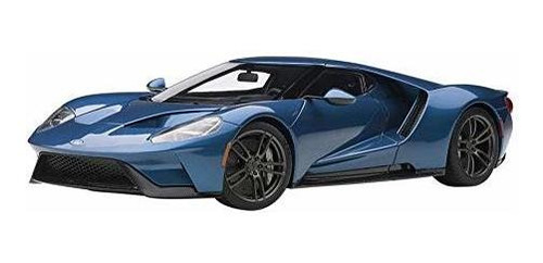 Maqueta Autoart Ford Gt 2017 Azul Líquido 1/18.