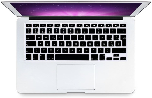 Protector Teclado Macbook Pro Cd Air White  13 15 17 Español