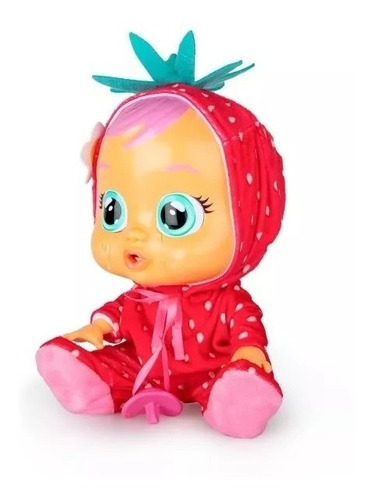 Cry Babies Muñeca Wabro Bebe Lloron Perfumada Ella Frutilla