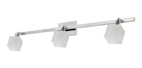 Imagen 4 de 10 de Lampara Aplique Plafon Techo 3 Luz Sistema Recto Led