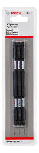 Punta Doble Torx25 X 150mm 3 Piezas Bosch 2608522361