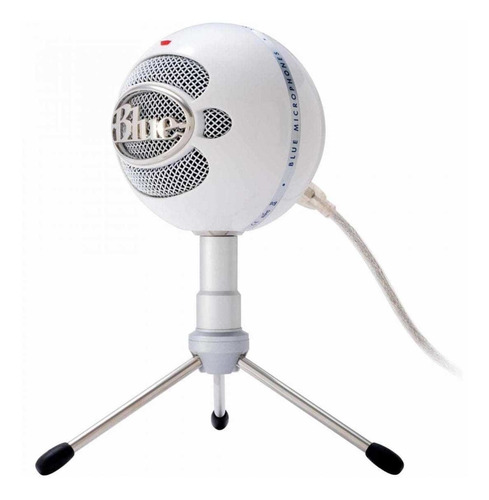 Imagen 3 de 3 de Micrófono Blue Snowball Ice condensador cardioide blanco