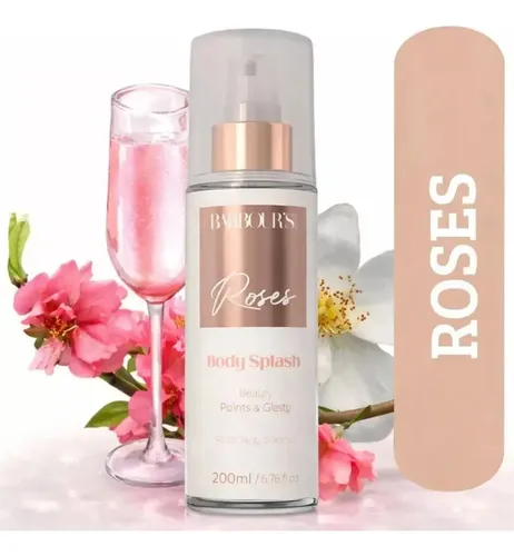 Body Splash Roses Barbour's Beauty 200ml Fragrância Floral