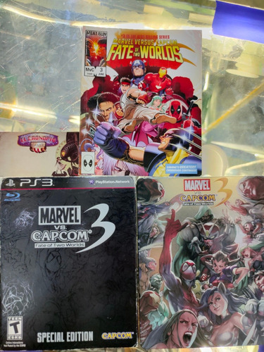 Marvel Vs Capcom 3 Edición Especial Steelbook Con Cómic Ps3